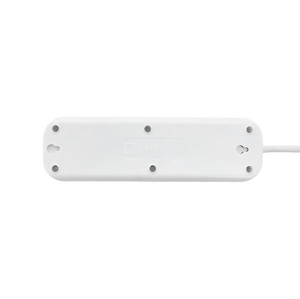 Удлинитель 4х5м с заземл. 16А IP20 Эксперт 3.0кВт ПВС 3х1 PROxima EKF UBA16-310-4-05