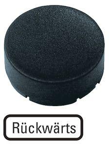 Шильдик кнопочный выступающий "обратный" M22-XDH-S-D16 черн. EATON 218236