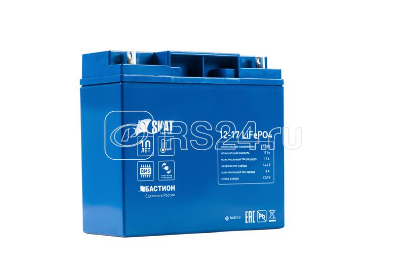 Аккумулятор 12В 17А.ч Li-Ion Skat i-Battery 12-17 LiFePO4 Бастион 647