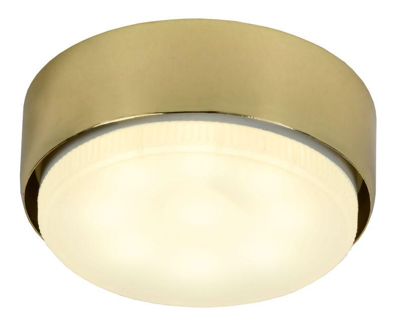 Светильник накладной под лампу GX53 золото IEK LUPB0-GX53-1-K22