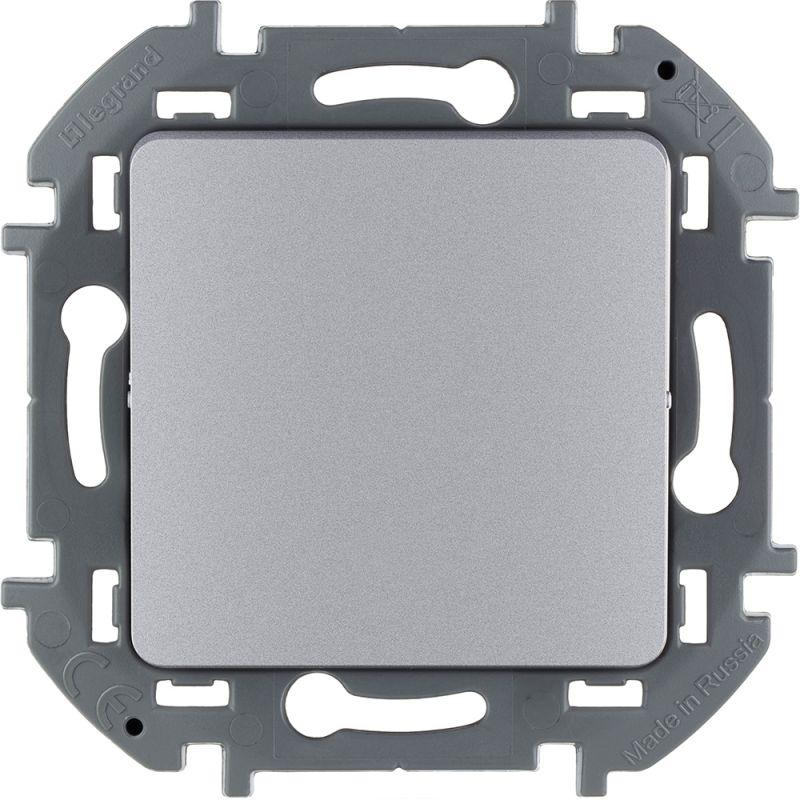 Выключатель 1-кл. Inspiria 10А IP20 250В 10AX механизм алюм. IEK 673602