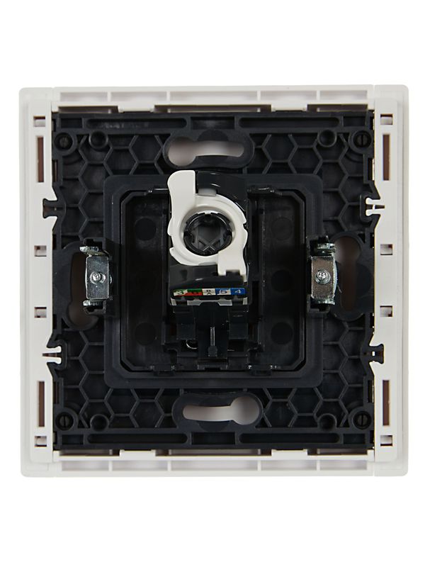 Розетка компьютерная RJ45 кат.5E FORTE&PIANO FP232 бел. IEK FP-K10-1-K01