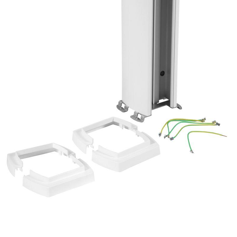 Колонна универсальная 2 секции 4.02м с возможн. увелич. выс. до 5.3м с алюм. крышкой бел. Leg 653133