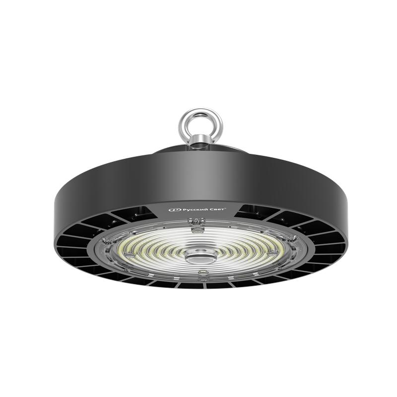 Светильник светодиодный ДСП IB 10 S 150W M 850 BK D298xH112мм 150Вт 5000К IP65 High Bay подвес черн. Русский Свет 16091023048