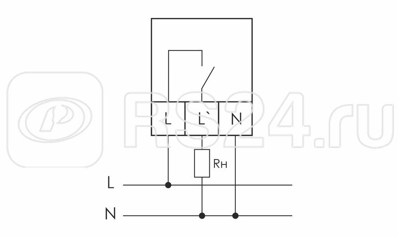 Реле напряжения CP-721-1 (CP-721-63A) (однофазное; цифровая индикация; напряжение питания 50-450В контакт 1NO 63А встроен. таймер регистрация аварий в памяти индикация текущего напряжения) (аналог УЗМ) F&F EA04.009.013