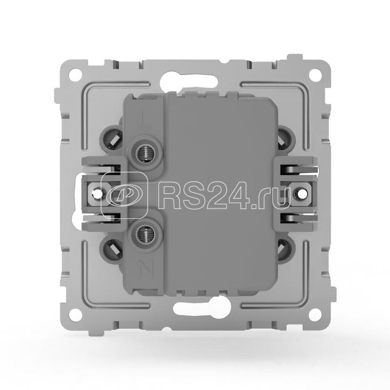 Розетка 2-м USB СП Pixel тип A+A 5В 1х2.1А 2х1.05А механизм алюм. TOKOV ELECTRIC TKE-PX-2USB-C03