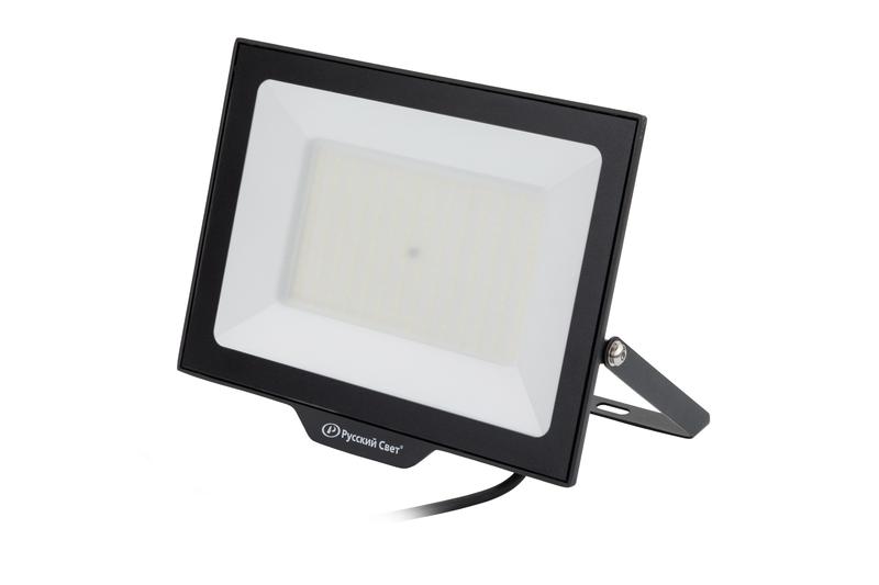 Прожектор светодиодный СДО FL 10 C 150W VW 840 BK CL 327х260х31.5мм 150Вт 4000К IP65 уличный черн. Русский Свет 15081023280