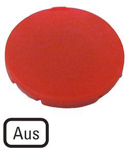 Шильдик кнопочный плоский "OFF" M22-XD-R-D5 красн. EATON 218187