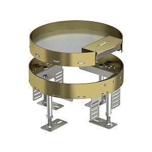 Рамка кассетная RKS2 ном. размер R4 d215мм M25 латунь OBO 7409254