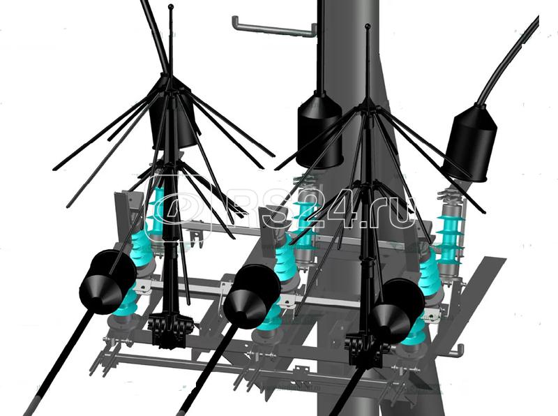 Устройство птицезащитное АПЗУ-Е3/2(2)-ТРК(6)-НГ (аналог ПЗУ-FB-РЛК) Эко-НИОКР ЦБ-00007210