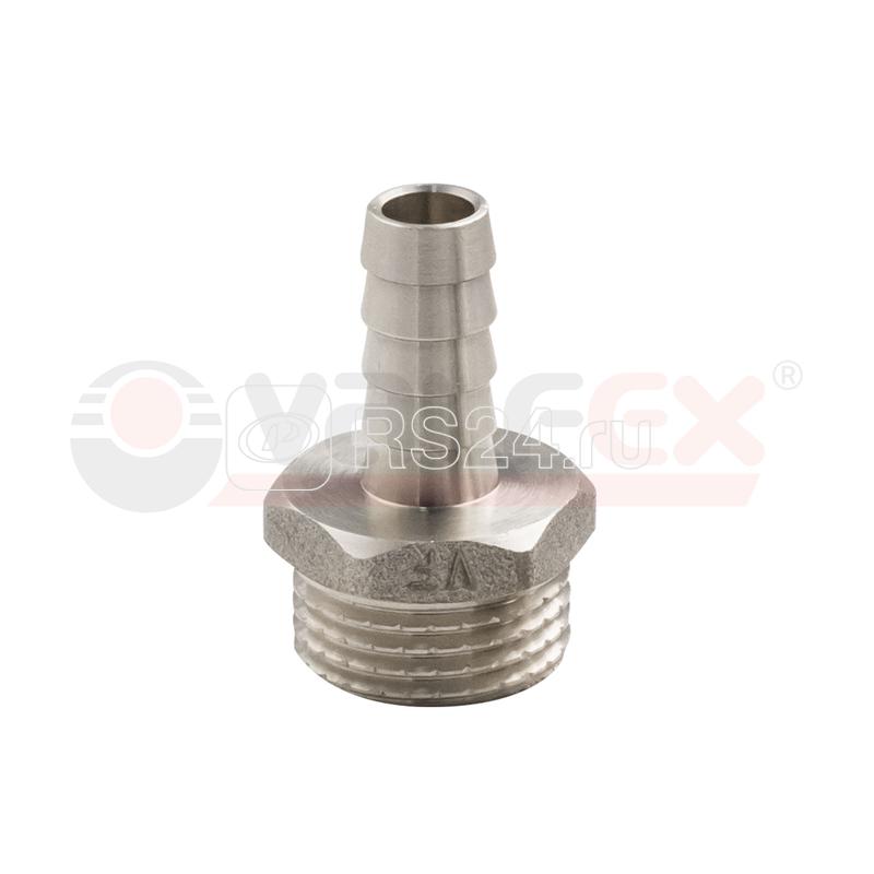 Штуцер для шланга с внутренней резьбой ВР 3/4дюймх20 никелированный (150/10) К VALFEX VF.654.N.034.20