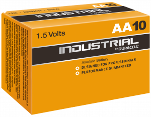 Элемент питания алкалиновый AA/LR6 Industrial (картон. уп.10шт) Duracell Б0014868/Б0028300