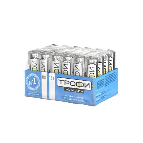 Элемент питания алкалиновый AA/LR6 LR6-24 bulk ENERGY POWER Alkaline (уп.24шт) Трофи Б0035376