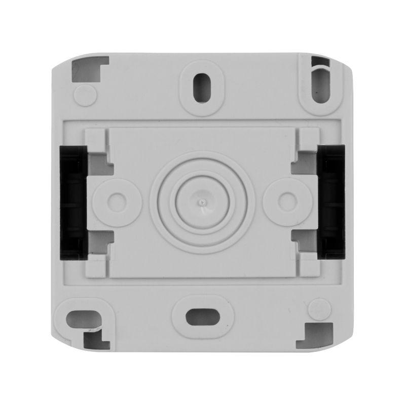Розетка 1-м ОП Quteo 16А IP44 250В 2P+E с заземл. защ. шторки с крышкой сер. Leg 782351