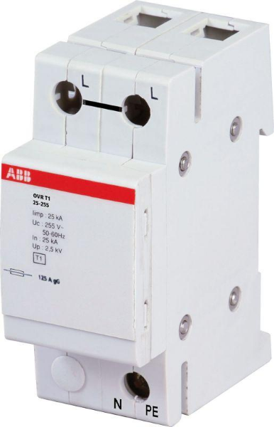 Ограничитель перенапряжения OVR T1 2L 25-255 TS ABB 2CTB815101R1100