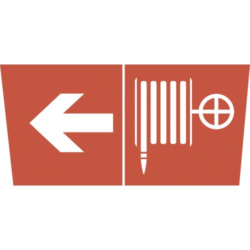 Этикетка самоклеящаяся 350х130мм "Пожарный кран/стрелка налево" SSA-101 INFO-SSA-106 ЭРА Б0048475