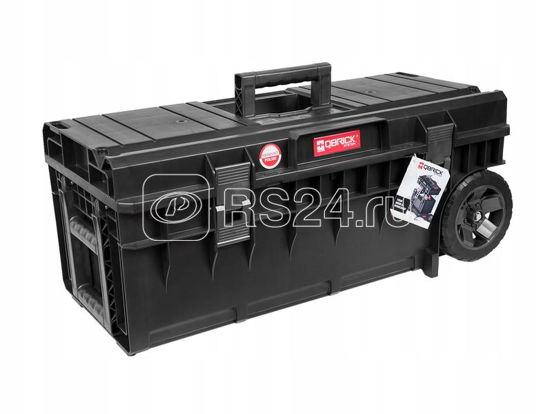 Ящик для инструментов профессиональный на колесах удлинен. 80х39х32см SYSTEM ONE LONGER BASIC QBRICK 146154