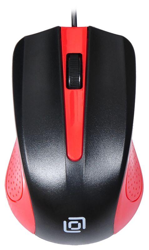 Мышь 225M черн./красн. оптическая 1200dpi USB 2but M353RU RD ОКЛИК 288237