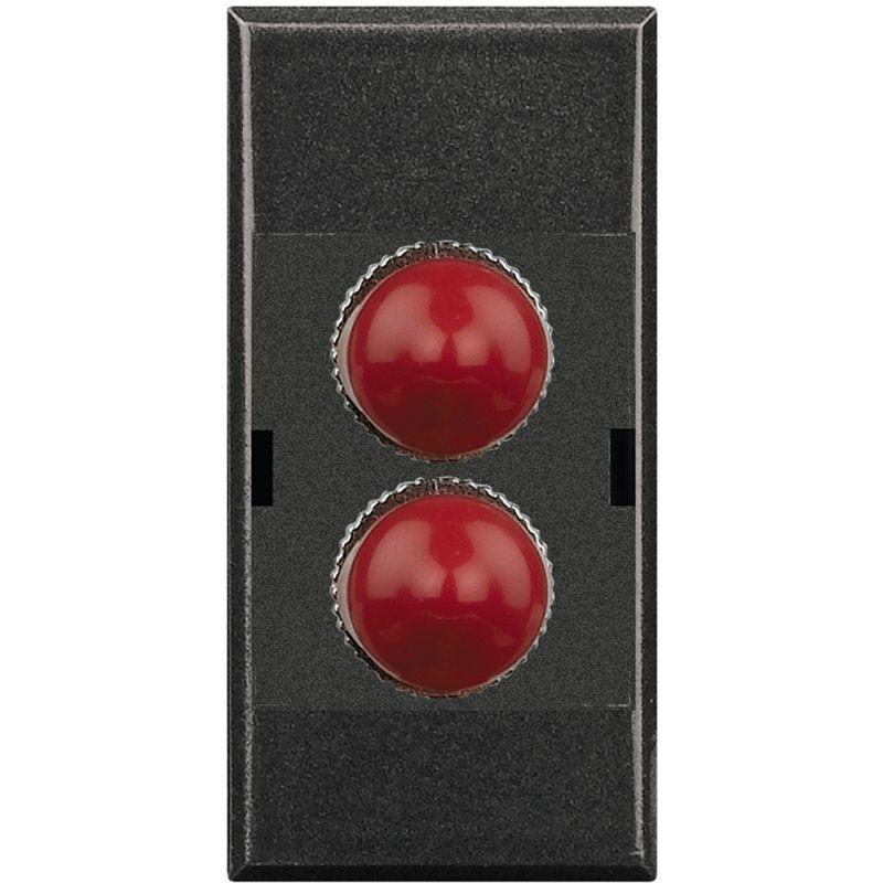 Разъем двойной для оптико-волоконной линии; кабельный разъем SC дуплекс Axolute антрацит Leg BTC HS4268ST