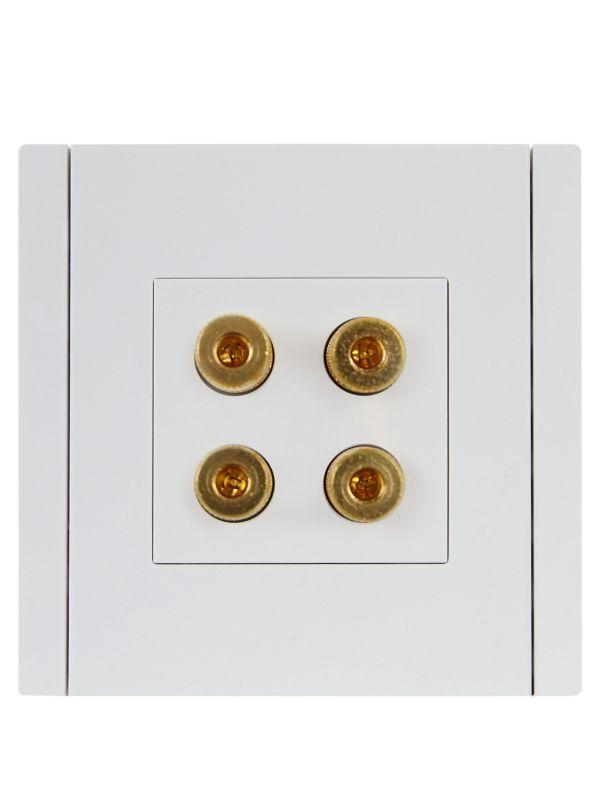 Аудиорозетка 4-м FORTE&PIANO FP239 бел. IEK FP-S40-K01