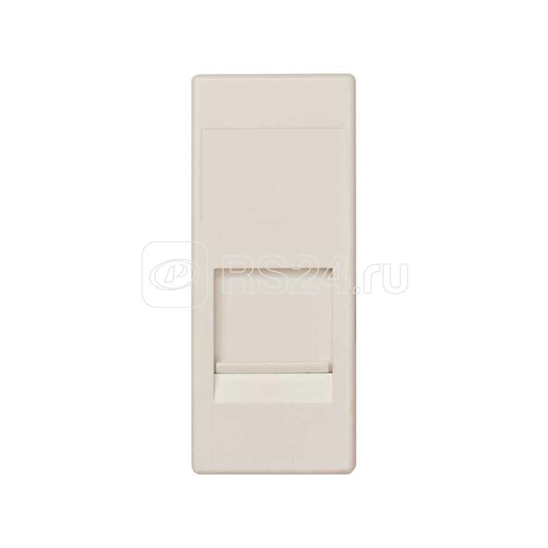 Адаптер на 1 RJ45(12) коннектор 75528; 75540; 75541; 75544-39 узкий защ. шторки Simon82 Centralizations сл. кость 82585-61