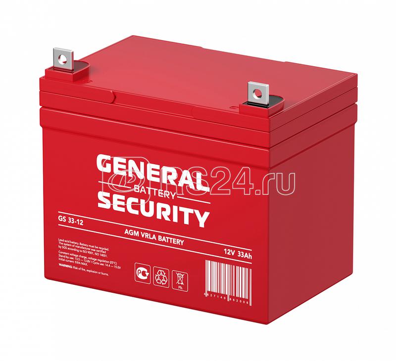 Аккумулятор 12В 33А.ч General Security GS33-12