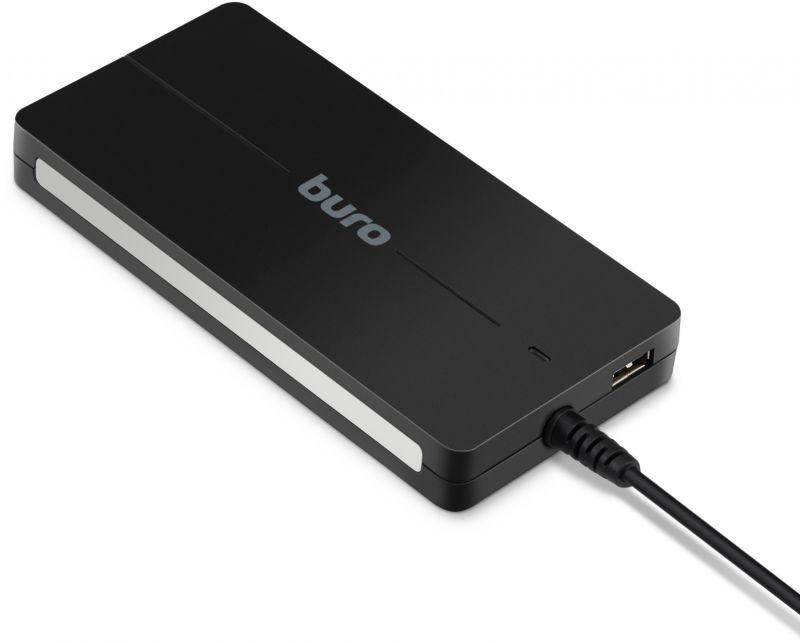 Блок питания BUM-0051K120 автоматич. 120Вт 12-20В 11-connectors 6А 1А 2А от бытовой электросети LED индикатор BURO 484590