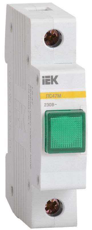 Лампа сигнальная ЛС-47М зел. KARAT IEK MLS20-230-K06