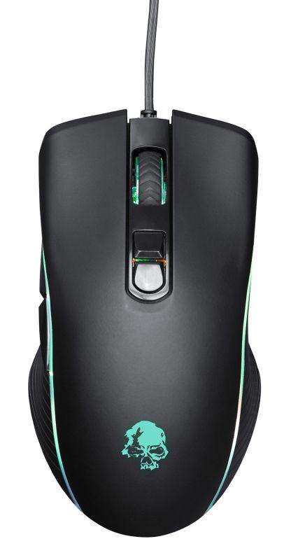 Мышь 708G MYSTERY черн. оптическая 3200dpi USB 7but MG-1907 ОКЛИК 1196437