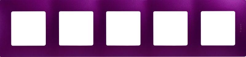 Рамка 5-м Etika сливовый IEK 672565