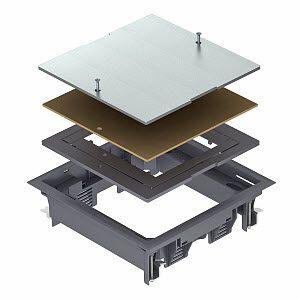 Лючок ревизионный ZES4-2 UZES4-2 U10T 9011 полиамид черн. OBO 7406702