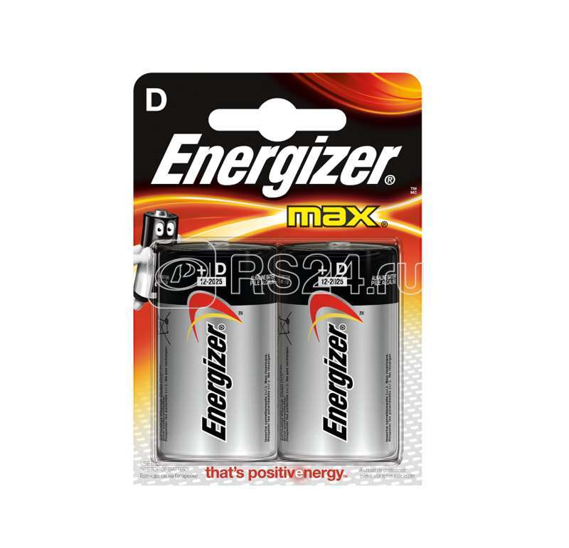 Элемент питания алкалиновый D/LR20-2BL Max (блист.2шт) Energizer Б0016823 Элемент питания алкалиновый D/LR20-2BL Max (блист.2шт) Energizer Б0016823