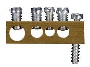 Колодка клеммная неизол. крепление винт М41х16+2х10+1х6 Италия SchE MIP99037