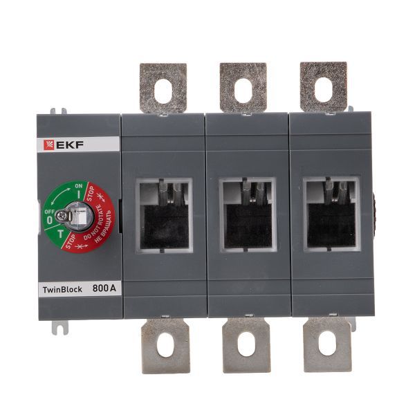 Рубильник 3п 800А без рукоятки управления TwinBlock PROxima EKF tb-s-800-3p