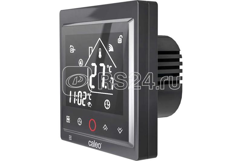 Терморегулятор С936 Wi-Fi black lux встраиваемый цифровой программируемый 3.5кВт CALEO 0К-00000740