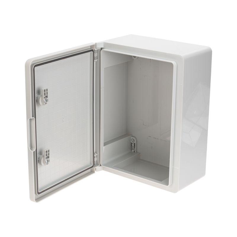 Корпус пластиковый ЩМПп 400х300х170 ABS УХЛ1 IP65 с монтажной панелью Rexant 11-0402