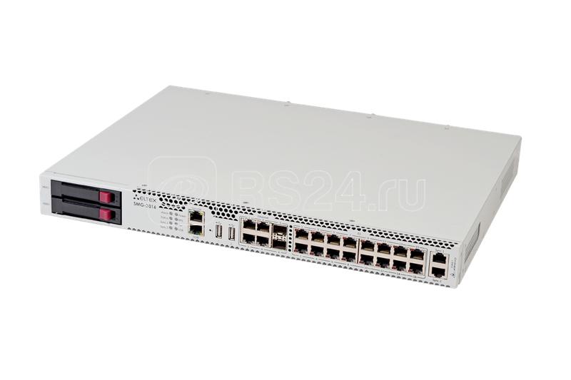 Коммутатор Ethernet 1х10/100/1000BASE-T (ООВ) 16х10GBASE-R (SFP+)/1000BASE-X (SFP) коммутатор L3 2 слота для модулей питания ELTEX MES5316A
