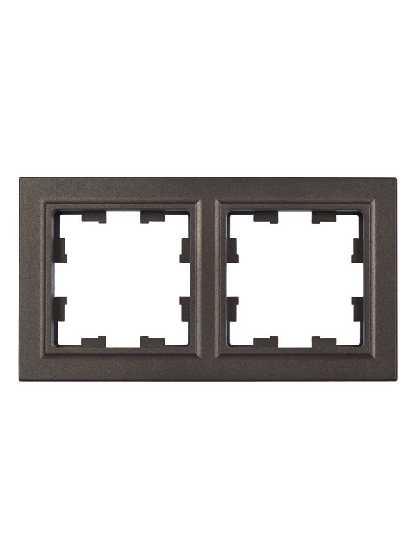 Рамка 2-м BRITE РУ-2-БрТБ бронза IEK BR-M22-K45