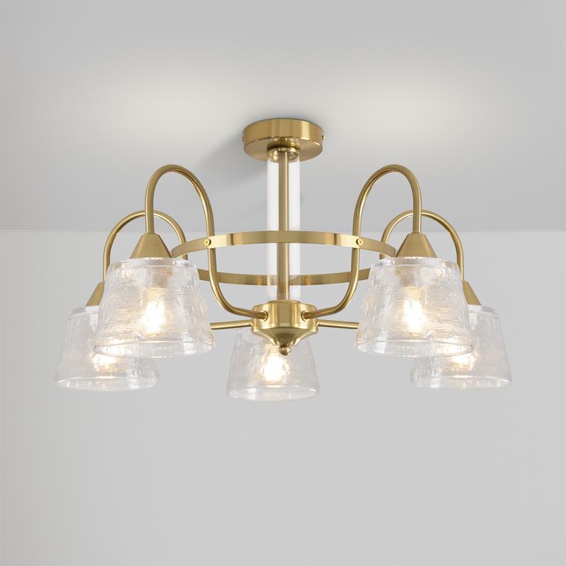 Светильник Caramel 5х60Вт E27 IP20 подвесной Freya FR5522PL-05BS1