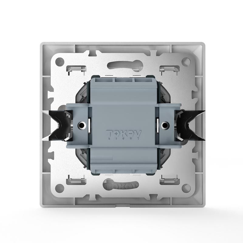 Выключатель 2-кл. СП AVA 10А IP20 в сборе бел. TOKOV LIGHT TKL-AV-V2F-C01
