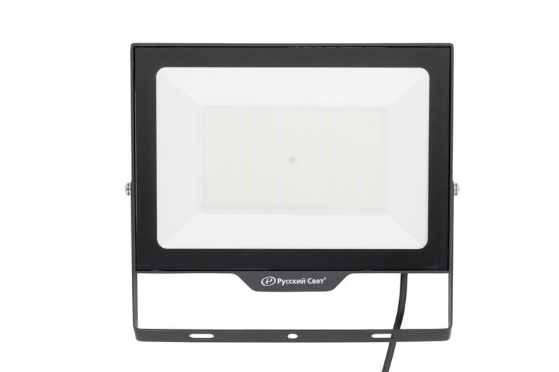 Прожектор светодиодный СДО FL 10 C 150W VW 840 BK CL 327х260х31.5мм 150Вт 4000К IP65 уличный черн. Русский Свет 15081023280