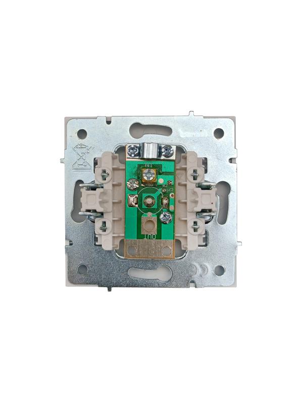Розетка ТВ оконечная СП ZIMA IP20 бел. LEZARD 704-0288-130
