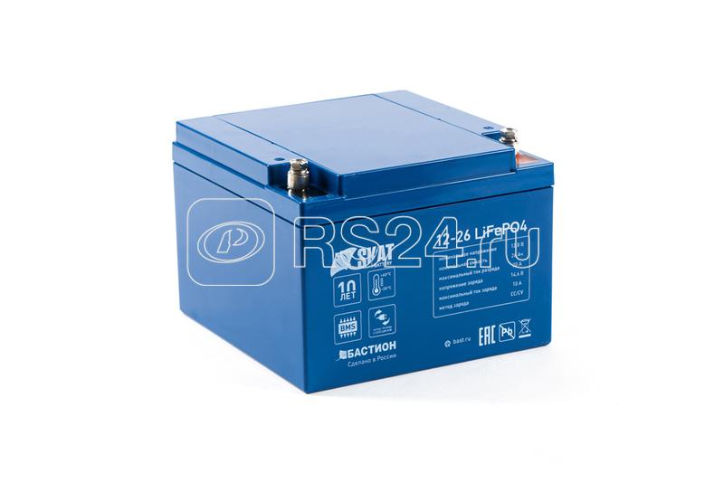 Аккумулятор 12В 26 А.ч Li-Ion Skat i-Battery 12-26 LiFePO4 Бастион 648