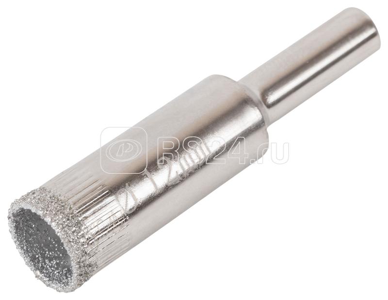 Коронка алмазная кольцевая по кафелю и стеклу 12х50мм КУРС 16276