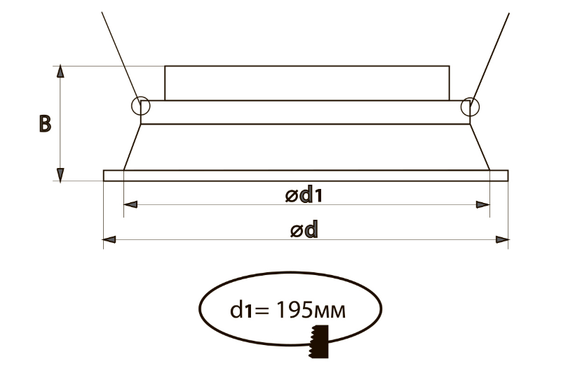 Светильник LE-СВО-16-022-1184-40Д "Даунлайт" LED-effect 1184