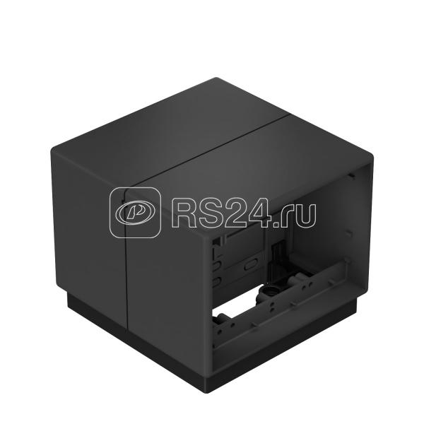 Бокс напольный Telitank 118х118х97мм T4B 00C 9011полиамид черн. OBO 7408292