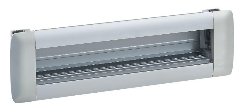 Блок розеток 8мод. встраив. алюм. Leg 053561