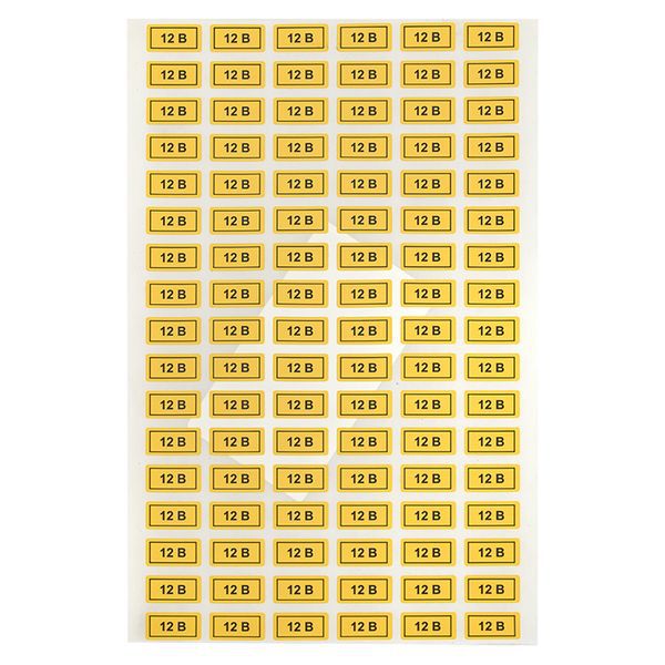 Наклейка "12В" 10х15мм EKF an-2-01