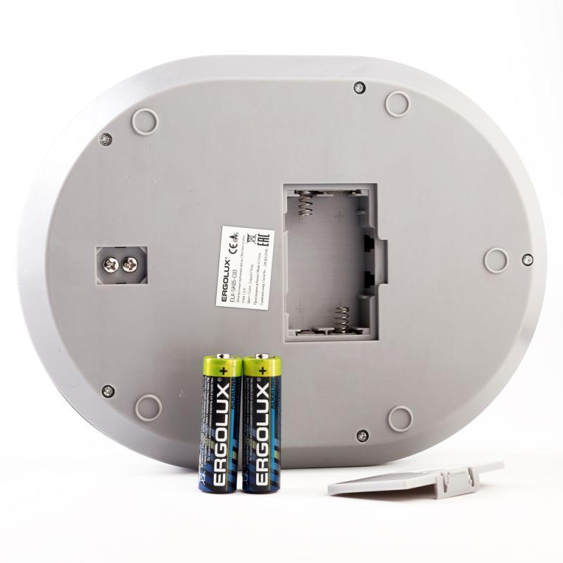 Весы кухонные ELX-SK05-C03 сер. металлик до 5 кг со съемной чашей Ergolux 15038