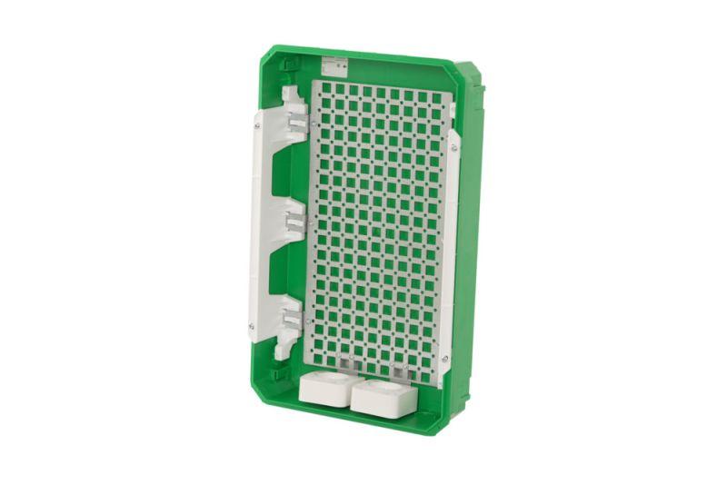 Корпус встраиваемый City9 Box IT 3 ряда 36мод. 2 розетки с прозр. дверцей SE EZ9E312S2FIT